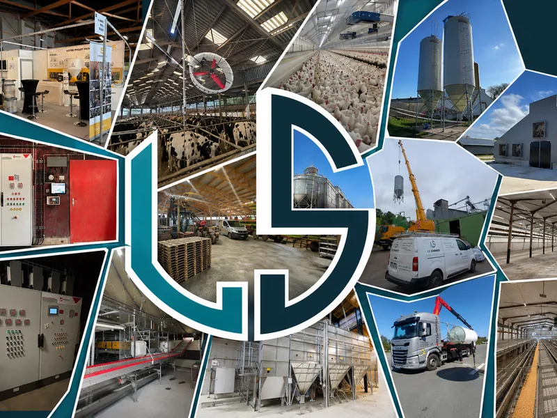 Les chantiers de LE SOMMER : électricité industrielle et bâtiments d'élevage.